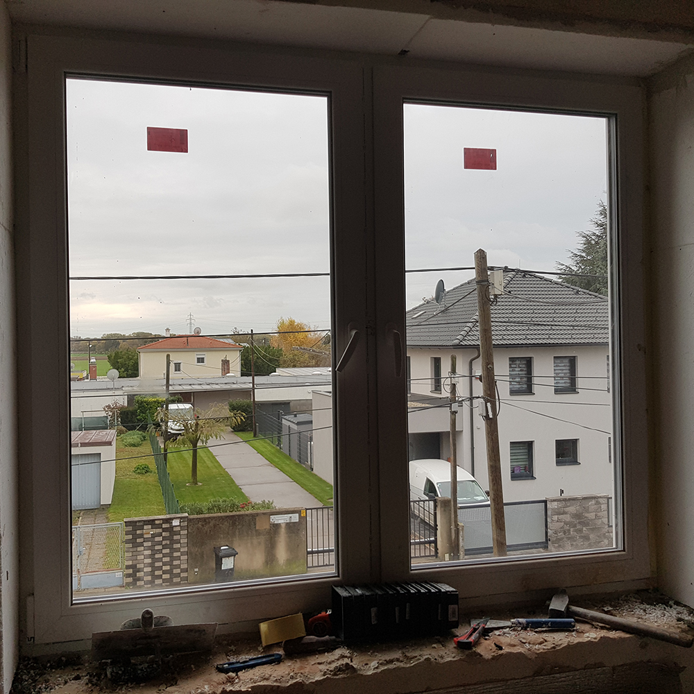 Referenzen weiße Fenster aus PVC