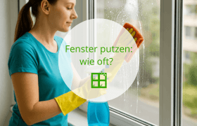 Wie oft sollte man Fenster putzen?