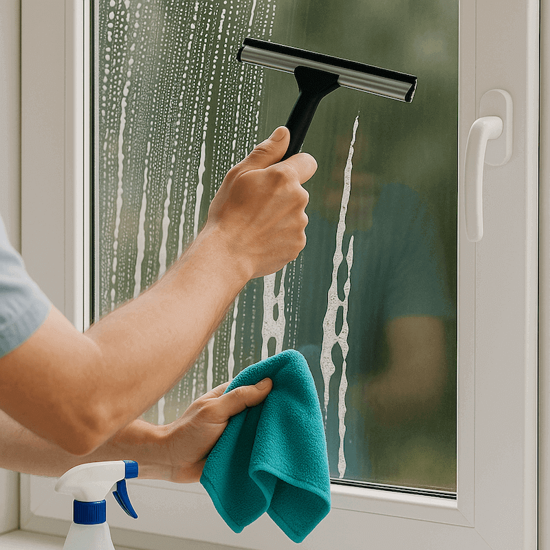 Fenster putzen 