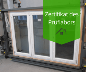 Die Qualität der Fenster wurde im Labor überprüft