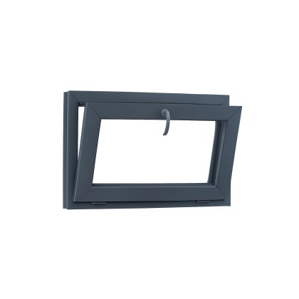 1-flügeliges Kunststoff-Kellerfenster 900x500 mm, weiß, Isolierdoppelglas, Kipp, OLIMPIA 60 AD