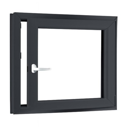 Einflügeliges Kunststoff-Kellerfenster rechts OLIMPIA 60 AD