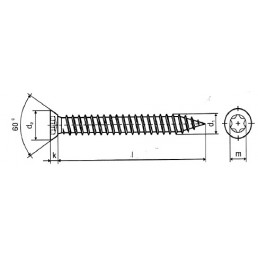 Fensterrahmenschraube 7,5 x 92mm