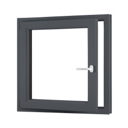 Einflügeliges Kunststoff-Kellerfenster links OLIMPIA 60 AD