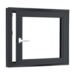 Einflügeliges Kunststoff-Kellerfenster rechts OLIMPIA 60 AD